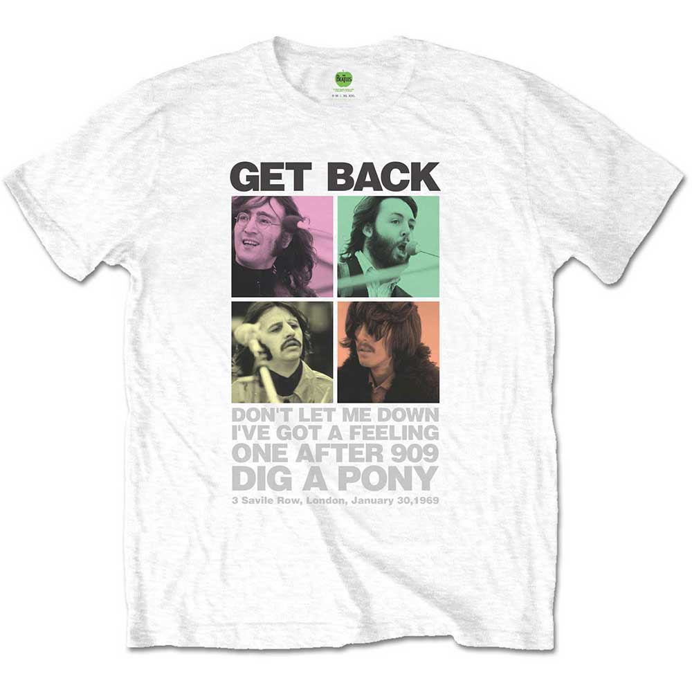 The Beatles - 3 Savile Row - Color Grid Tee (T-Shirt) - Joco Records