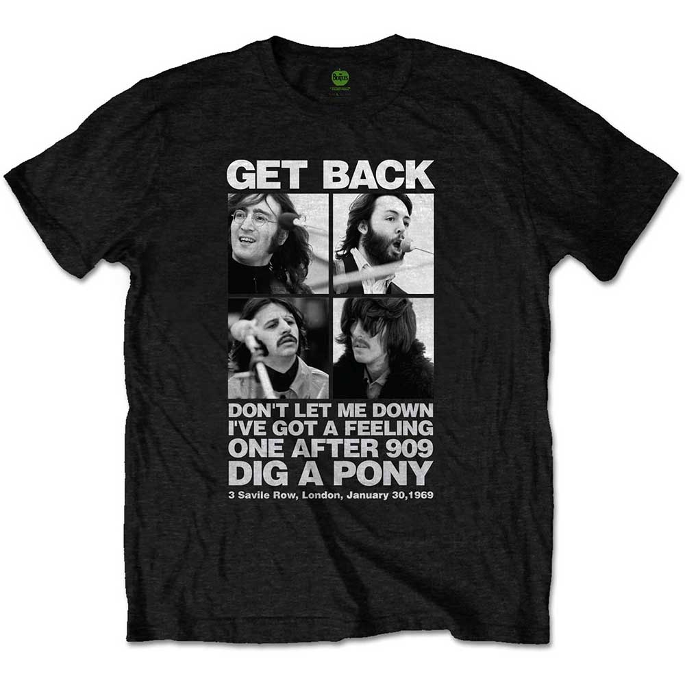 The Beatles - 3 Savile Row - Get Back Tee (T-Shirt) - Joco Records