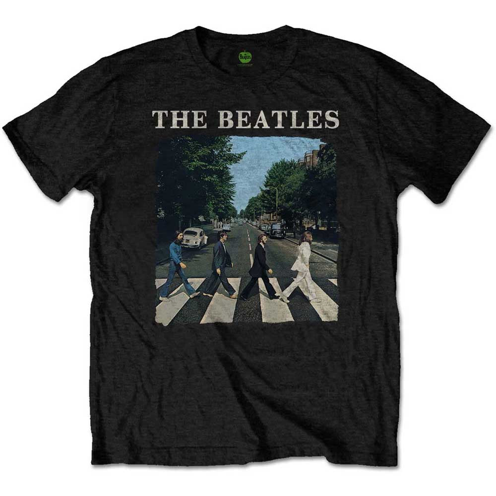 The Beatles - Abbey Road Crossing & Logo Shirt (T-Shirt) - Joco Records