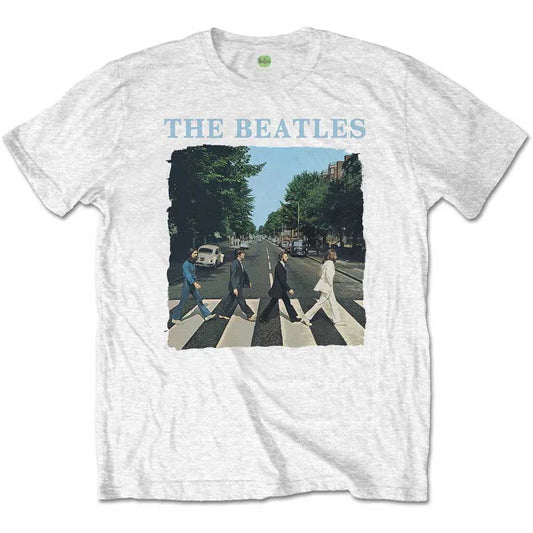 The Beatles - Abbey Road Crossing & Logo Tee (T-Shirt) - Joco Records