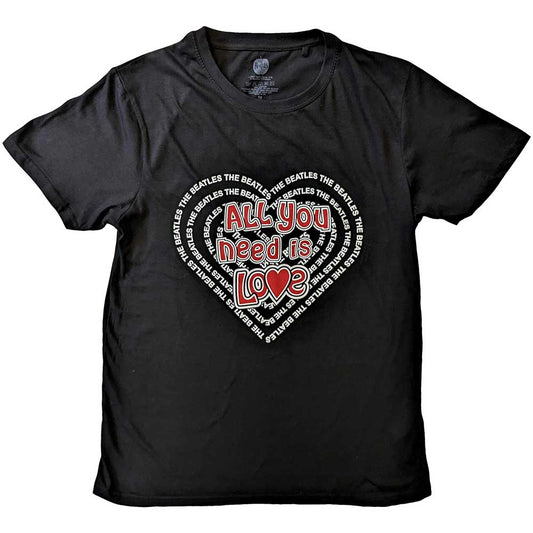 The Beatles - All You Need Is Love Heart (T-Shirt) - Joco Records
