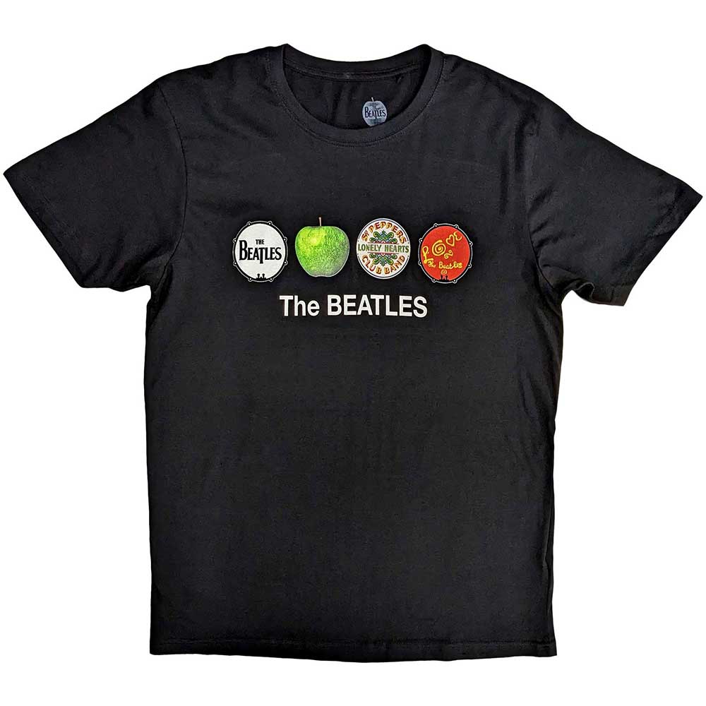 The Beatles - Apple & Drums (T-Shirt) - Joco Records