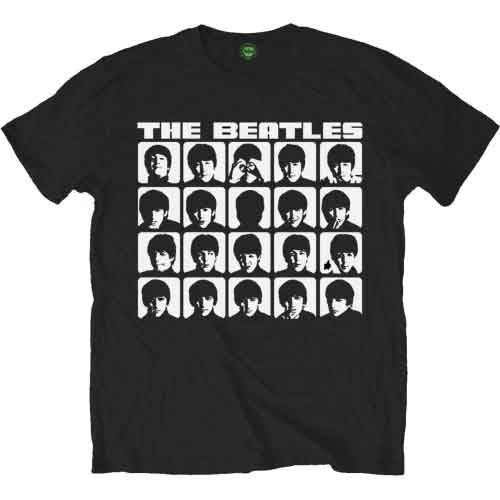 The Beatles - Hard Days Night Faces Mono (T-Shirt) - Joco Records