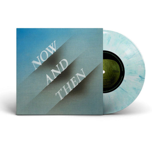 The Beatles - Now And Then (Indie Exclusive, Blue & White Marble Vinyl) (7" Single) - Joco Records
