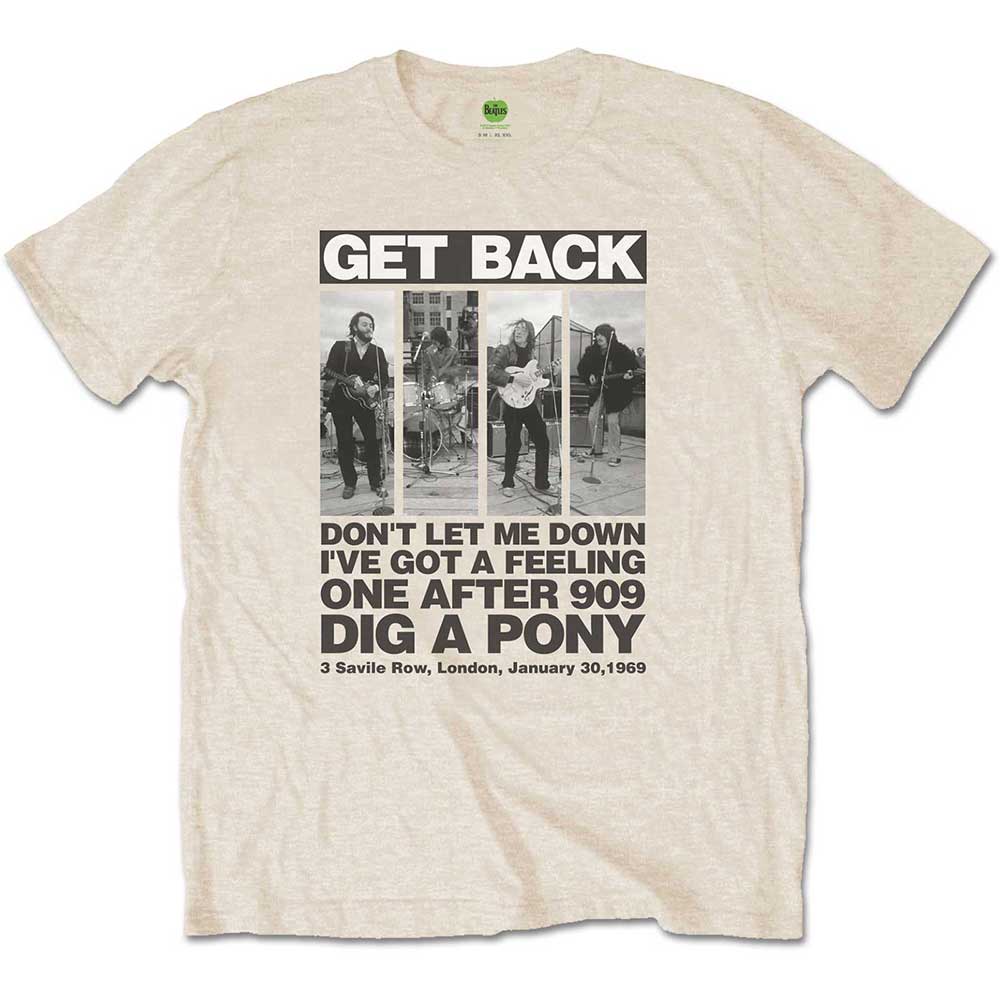 The Beatles - Rooftop Panels (T-Shirt) - Joco Records