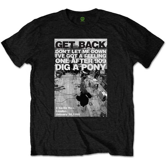 The Beatles - Rooftop Shot Tee (T-Shirt) - Joco Records
