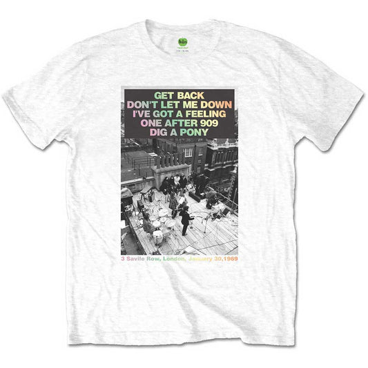 The Beatles - Rooftop Songs Gradient (T-Shirt) - Joco Records