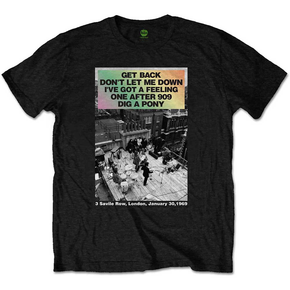 The Beatles - Rooftop Songs Gradient (T-Shirt) - Joco Records