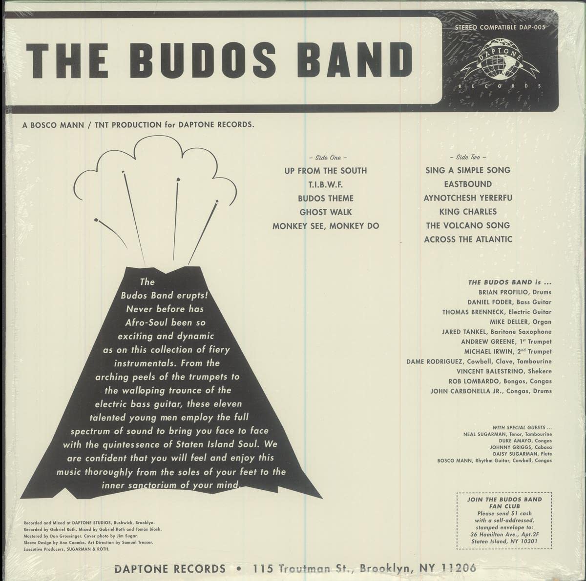 The Budos Band - The Budos Band (LP) - Joco Records