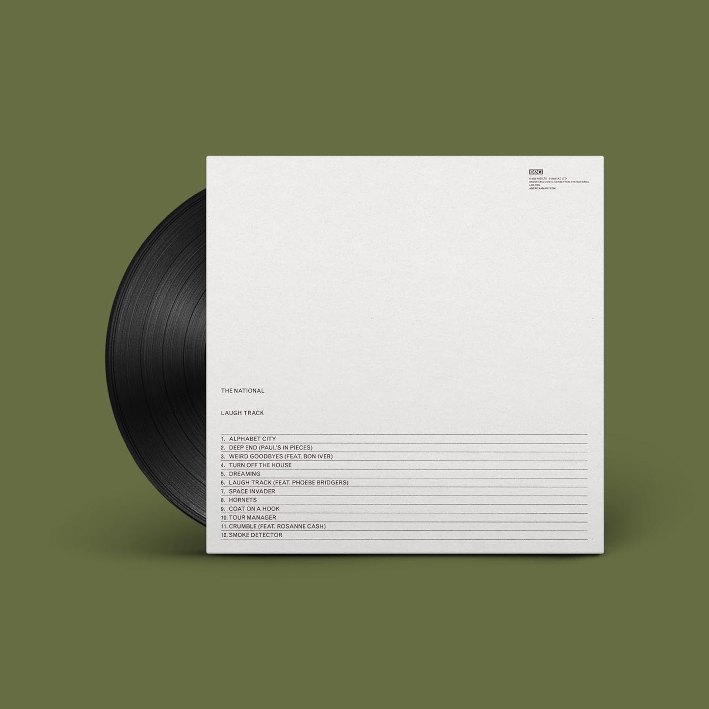 The National - Laugh Track (2 LP) - Joco Records