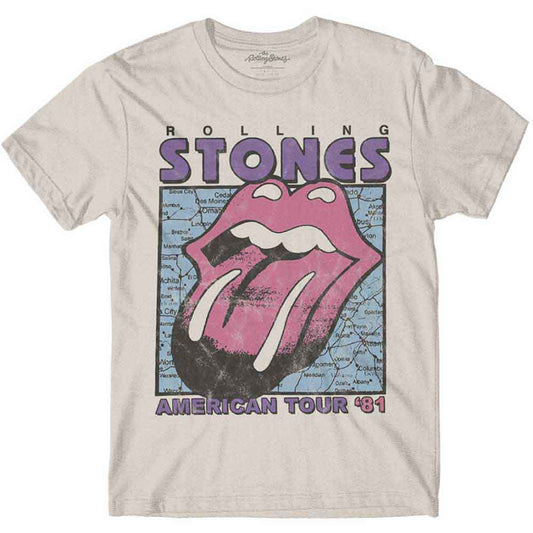 The Rolling Stones - American Tour Map (T-Shirt) - Joco Records