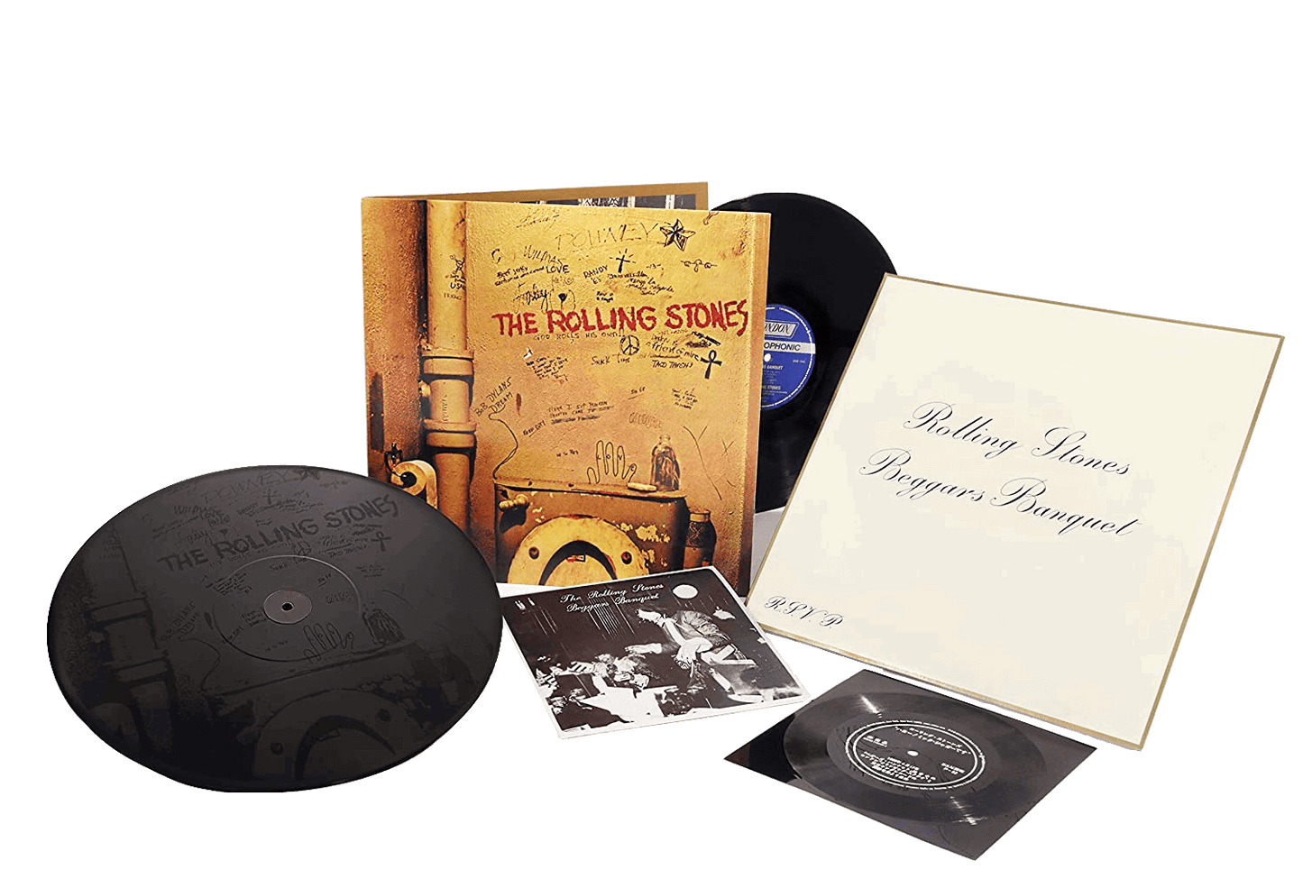 The Rolling Stones - Beggars Banquet (50th Anniversary Edition) (Remastered, Gatefold, 180 Gram) (2 LP & Bonus 7") - Joco Records