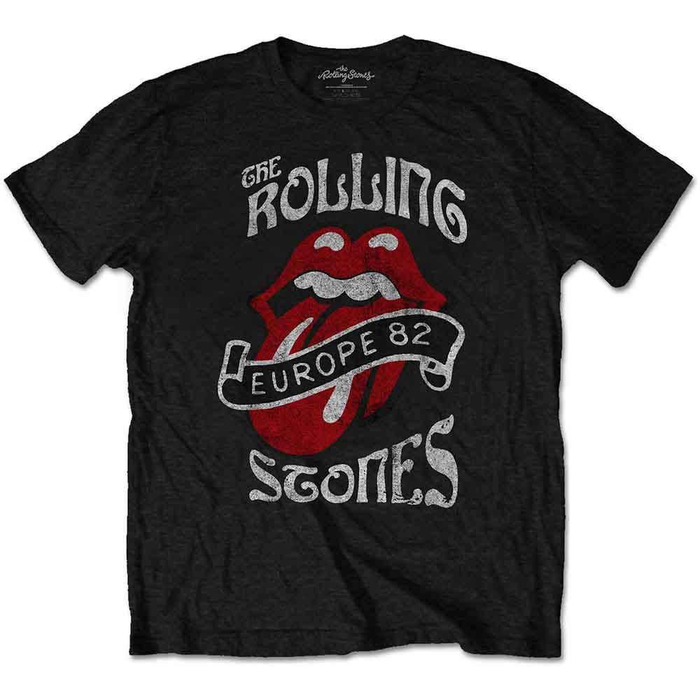 The Rolling Stones - Europe '82 Tour Shirt (T-Shirt) - Joco Records