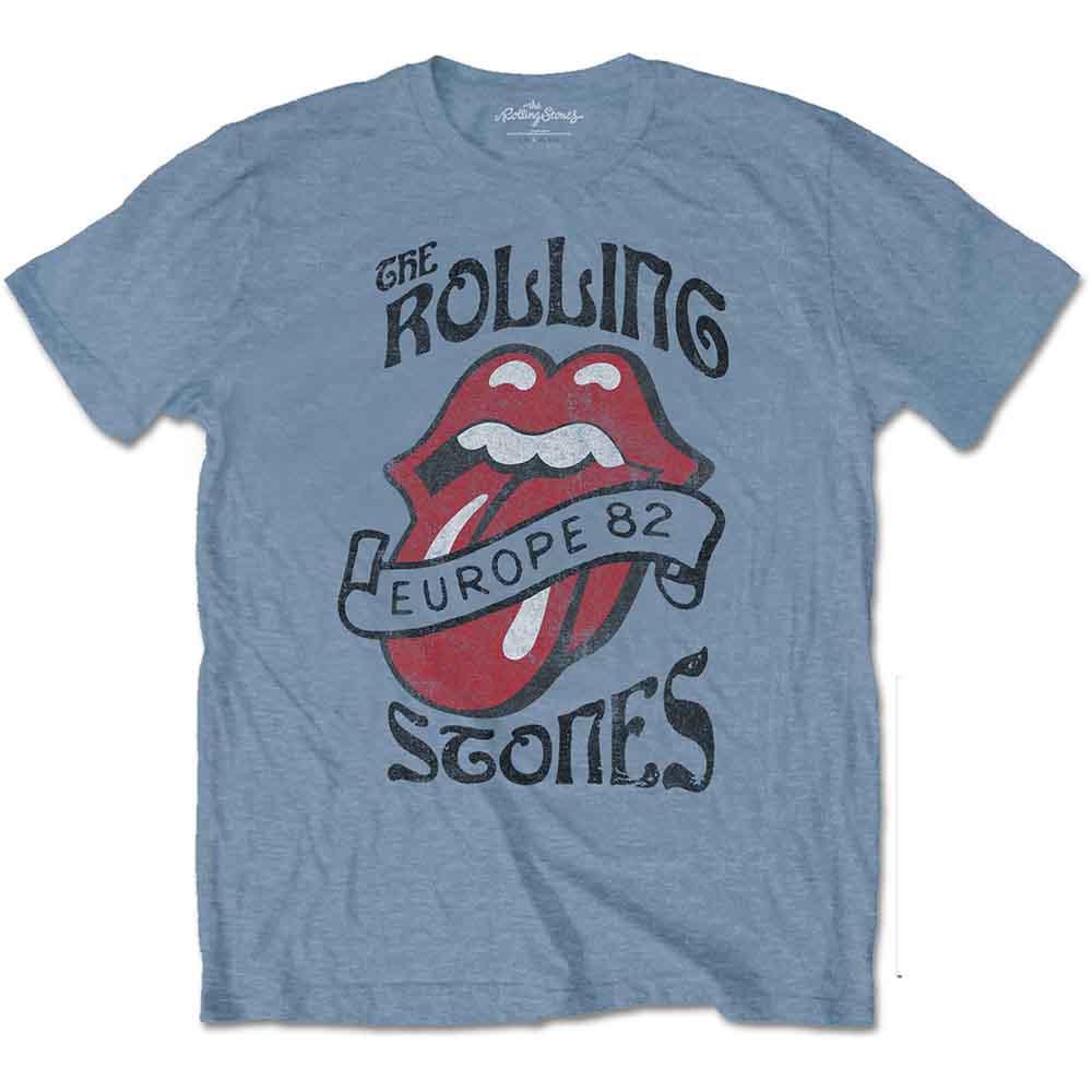 The Rolling Stones - Europe '82 Tour Tee (T-Shirt) - Joco Records