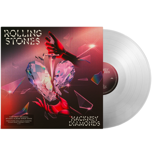 The Rolling Stones - Hackney Diamonds (Indie Exclusive, Diamond Clear Vinyl) (LP) - Joco Records