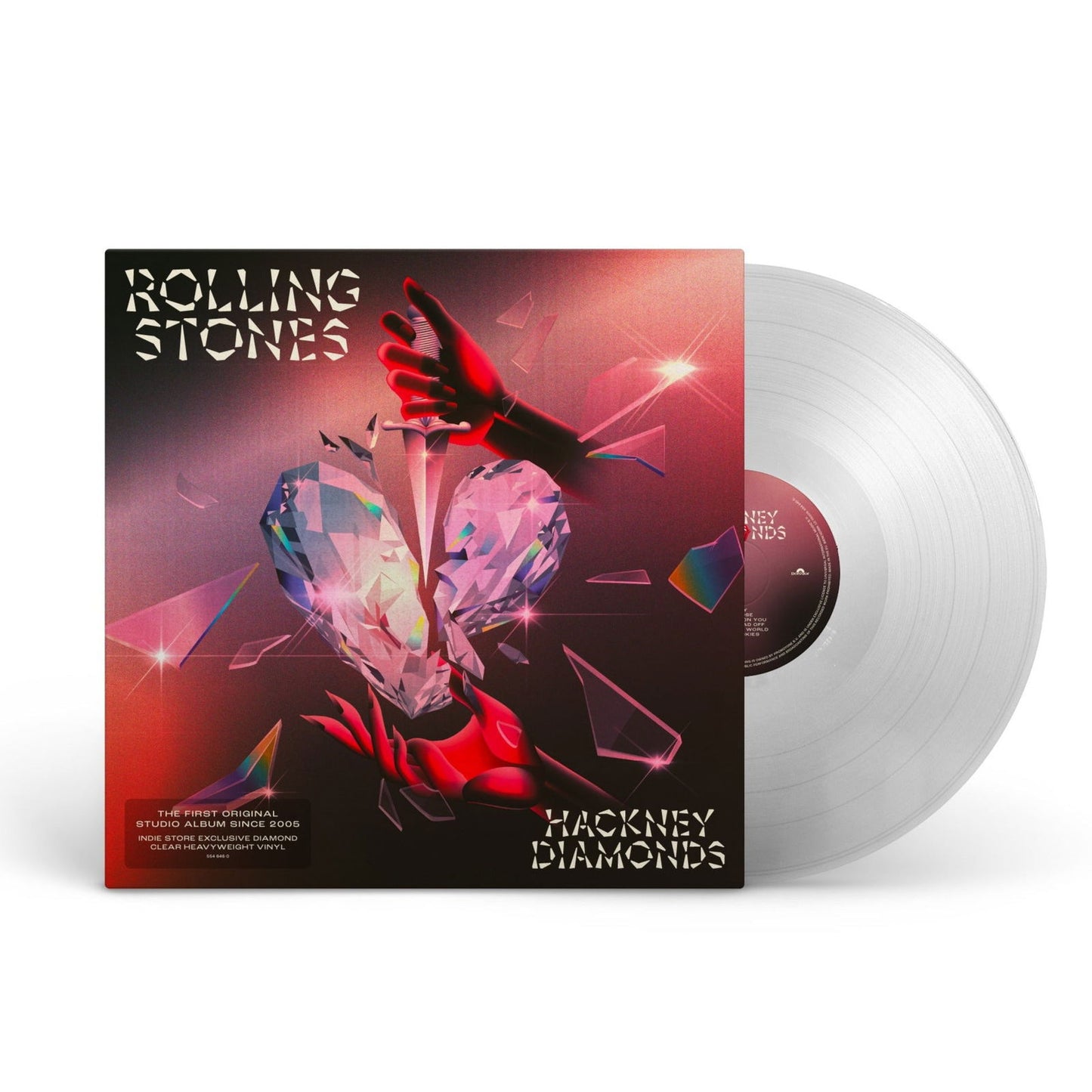 The Rolling Stones - Hackney Diamonds (Indie Exclusive, Diamond Clear Vinyl) (LP) - Joco Records