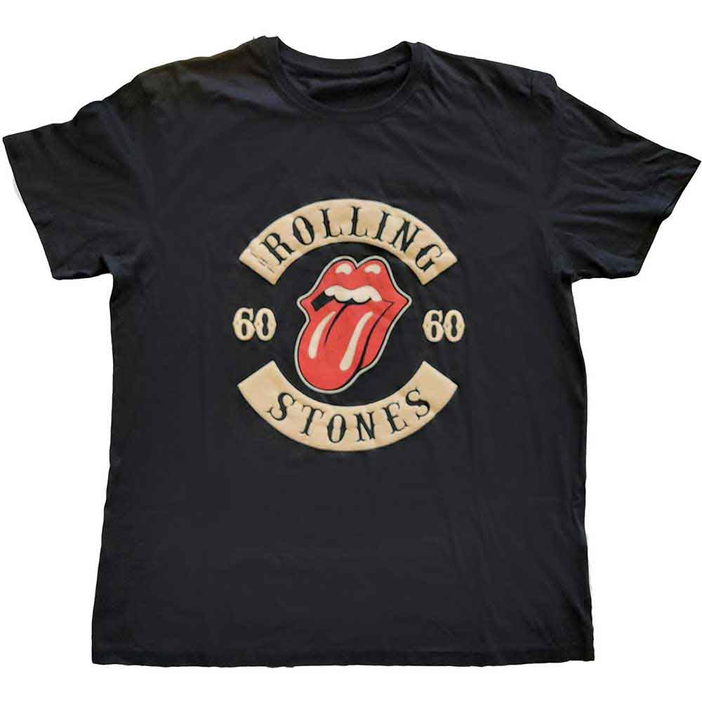 The Rolling Stones - Sixty Biker Tongue (T-Shirt) - Joco Records