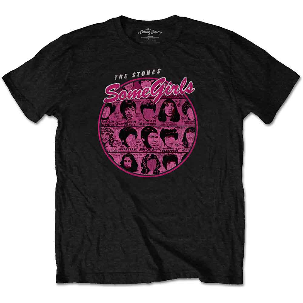The Rolling Stones - Some Girls Circle Version 1 (T-Shirt) - Joco Records