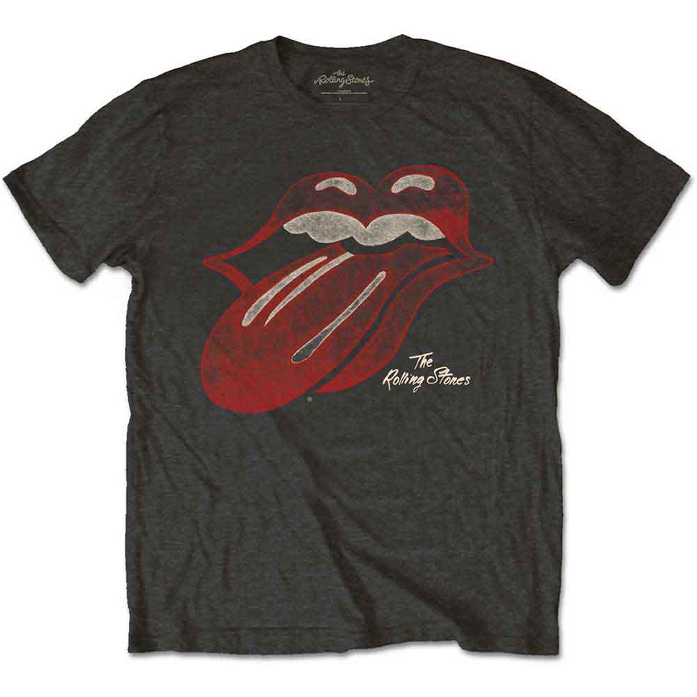 The Rolling Stones - Vintage Tongue Logo (T-Shirt) - Joco Records