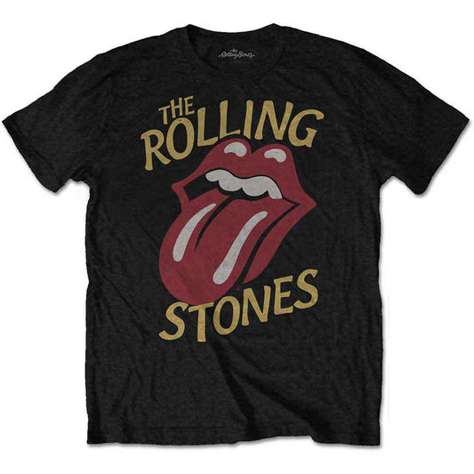 The Rolling Stones - Vintage Typeface (T-Shirt) - Joco Records