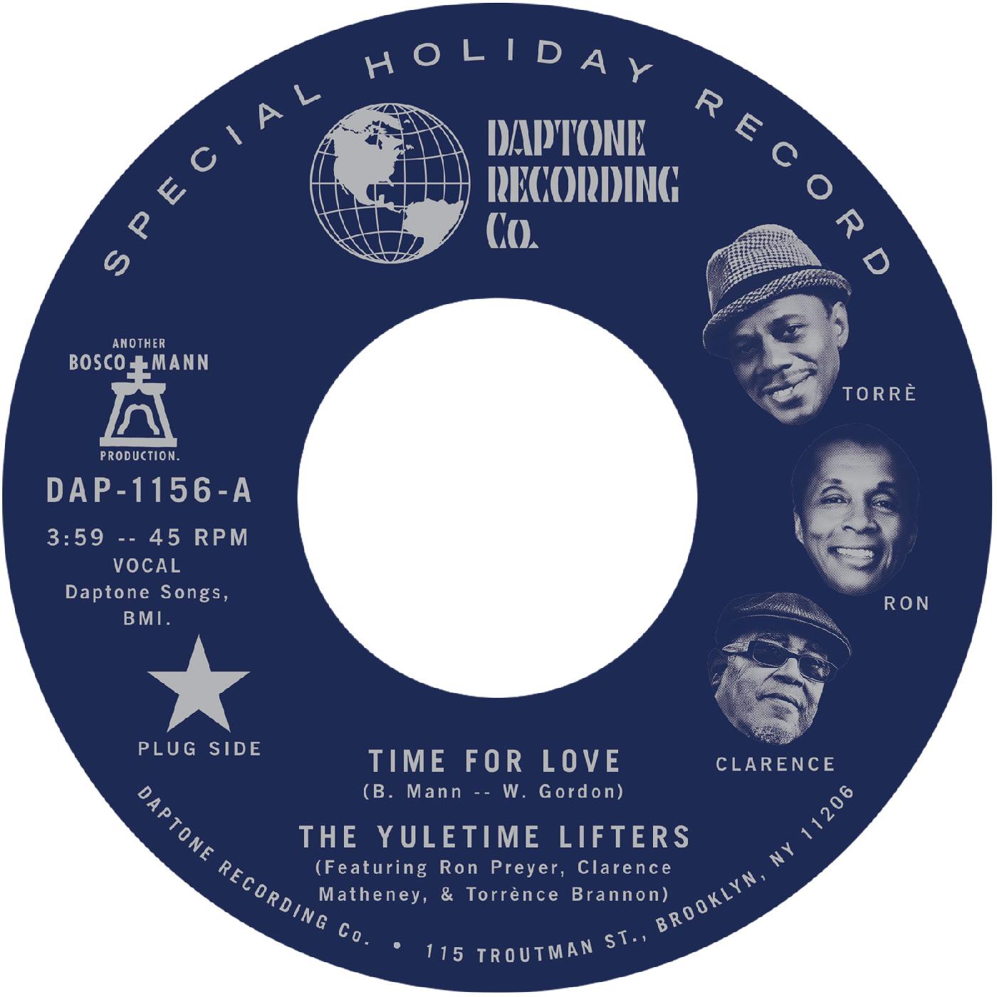 The Yuletime Lifters - Time For Love B/W Time For Love (Instrumental) (Vinyl) - Joco Records