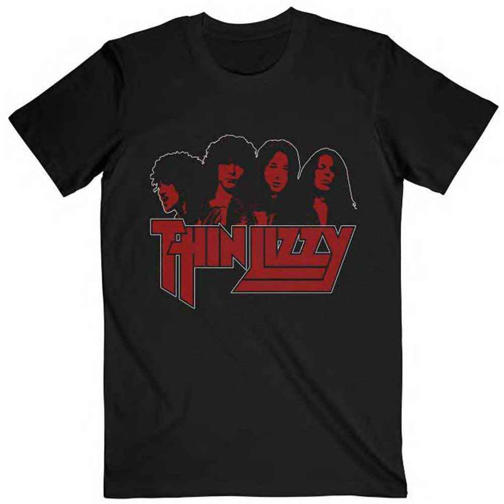 Thin Lizzy - Band Photo Logo (T-Shirt) - Joco Records