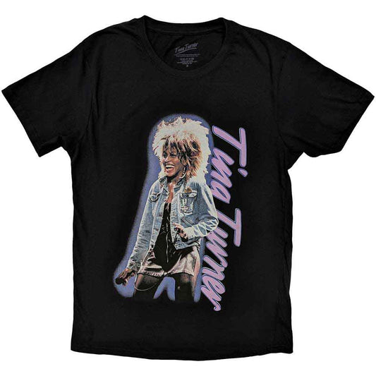 Tina Turner - Vertical Logo (T-Shirt) - Joco Records