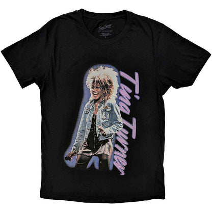 Tina Turner - Vertical Logo (T-Shirt) - Joco Records