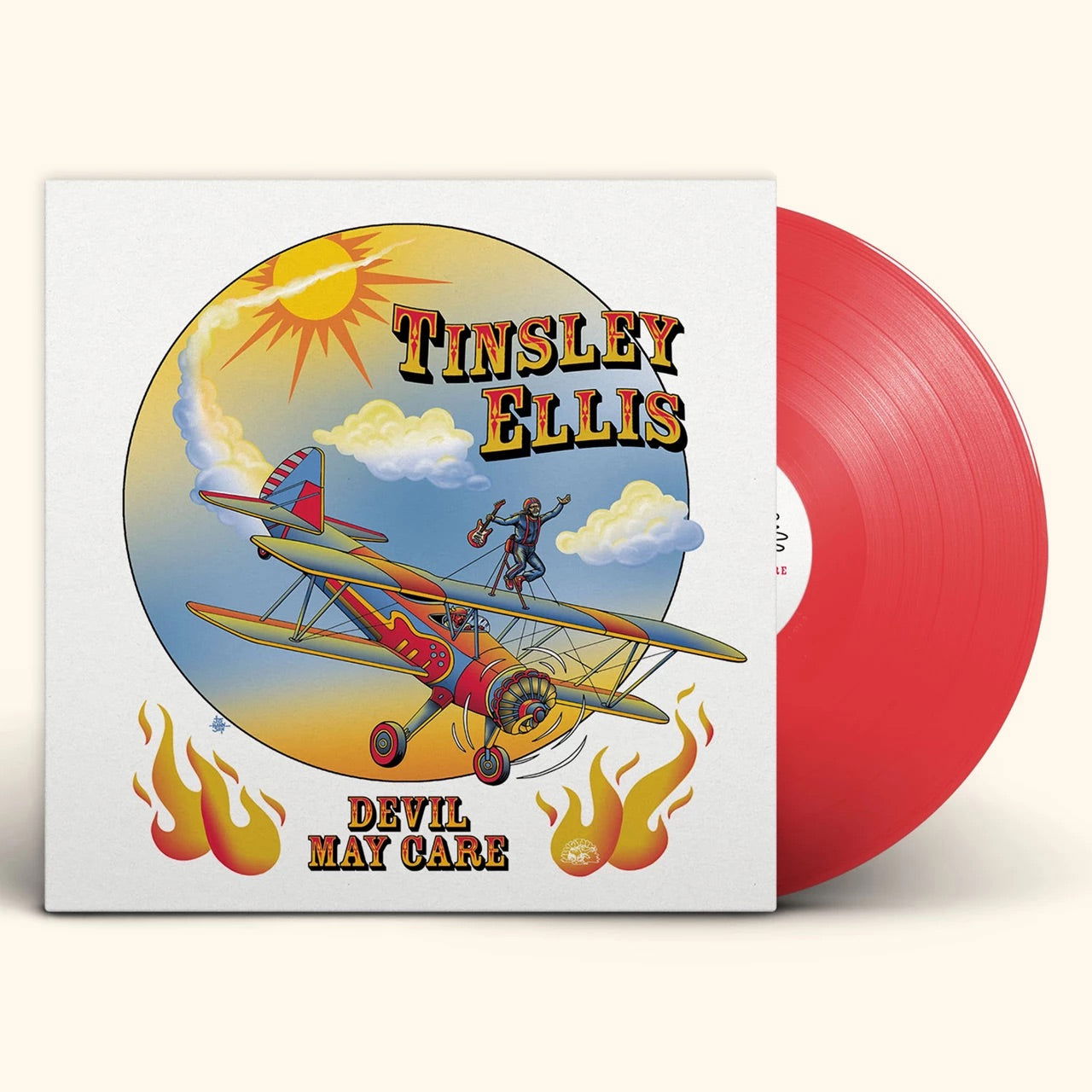 Tinsley Ellis - Devil May Care (Limited Edition, Translucent Red Vinyl) (LP) - Joco Records