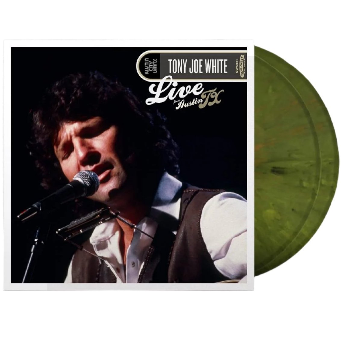Tony Joe White – Live From Austin, TX (Limited Edition, Swamp Green Vinyl) (2 LP) - Joco Records