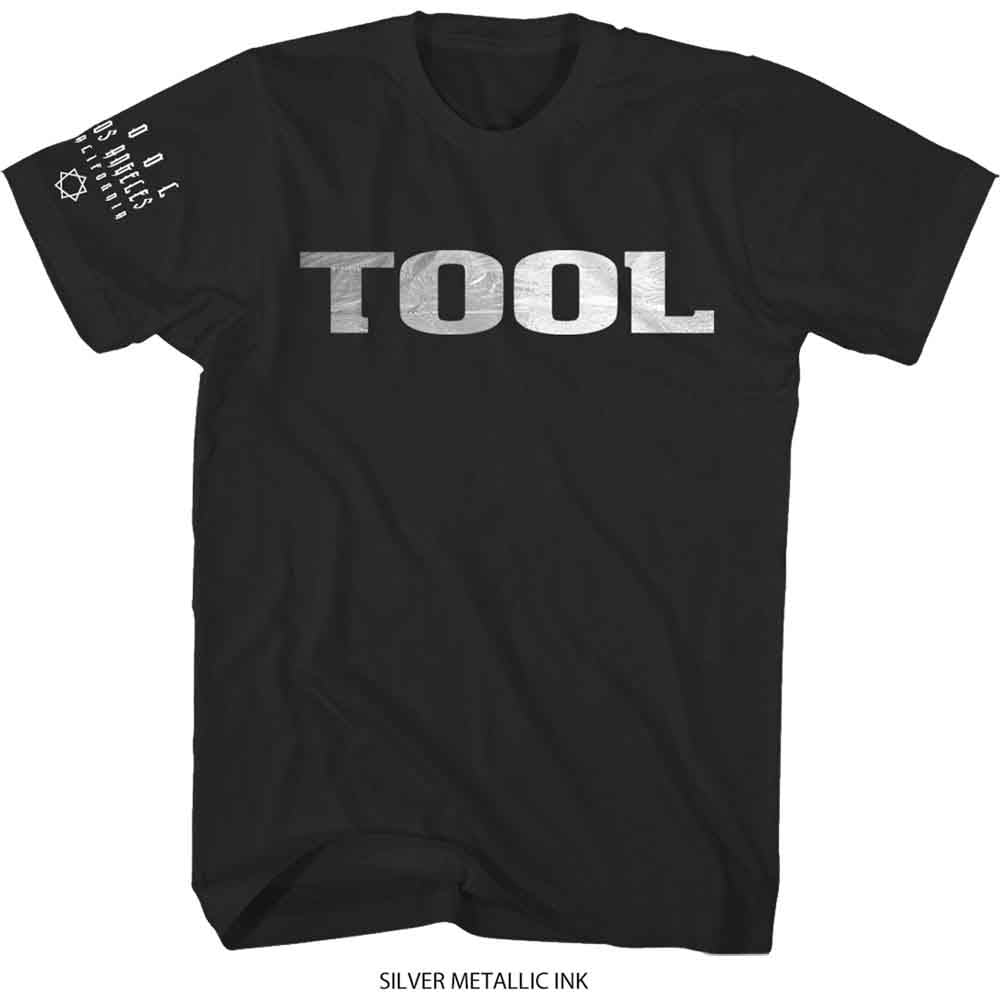Tool - Metallic Silver Logo (T-Shirt) - Joco Records