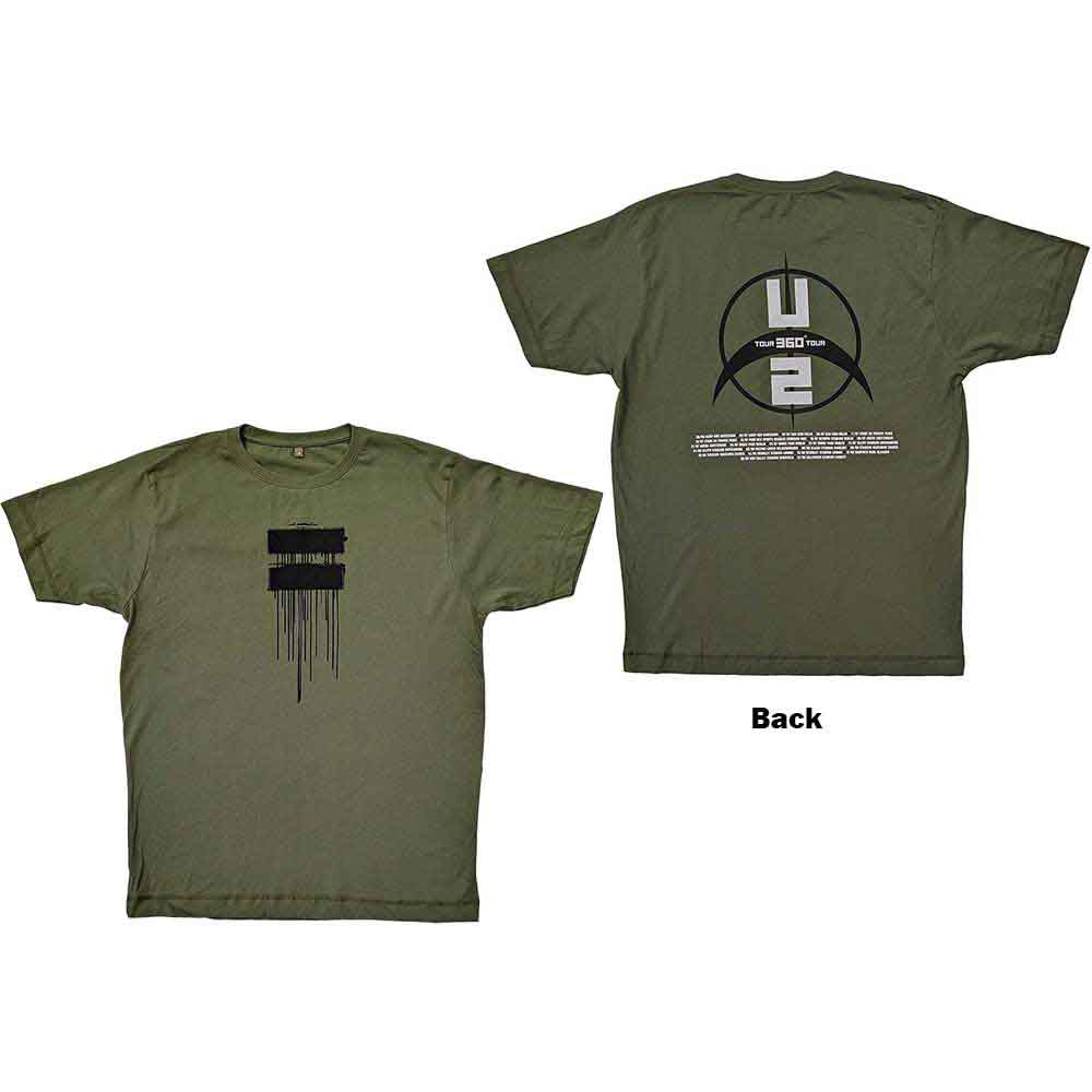 U2 - 360 Degree Tour 2009 Drip (T-Shirt) - Joco Records