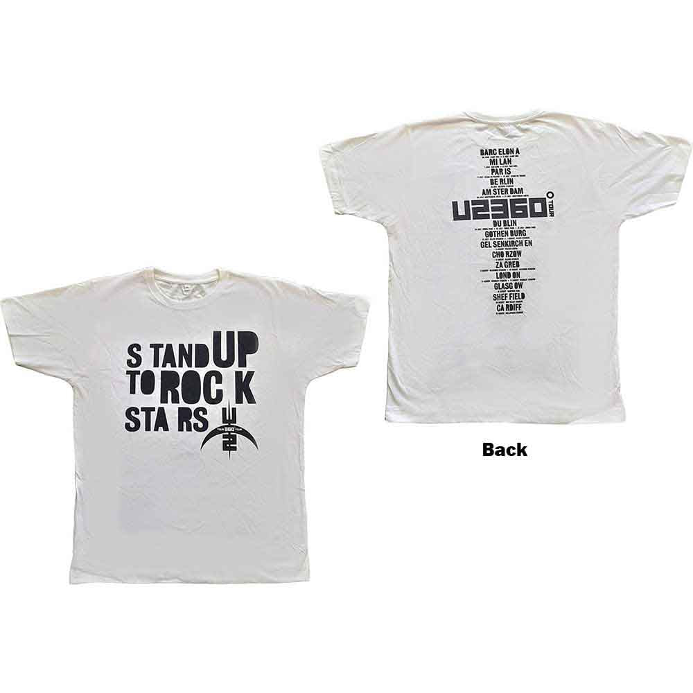 U2 - 360 Degree Tour 2009 Stand Up To Rock Stars (T-Shirt) - Joco Records