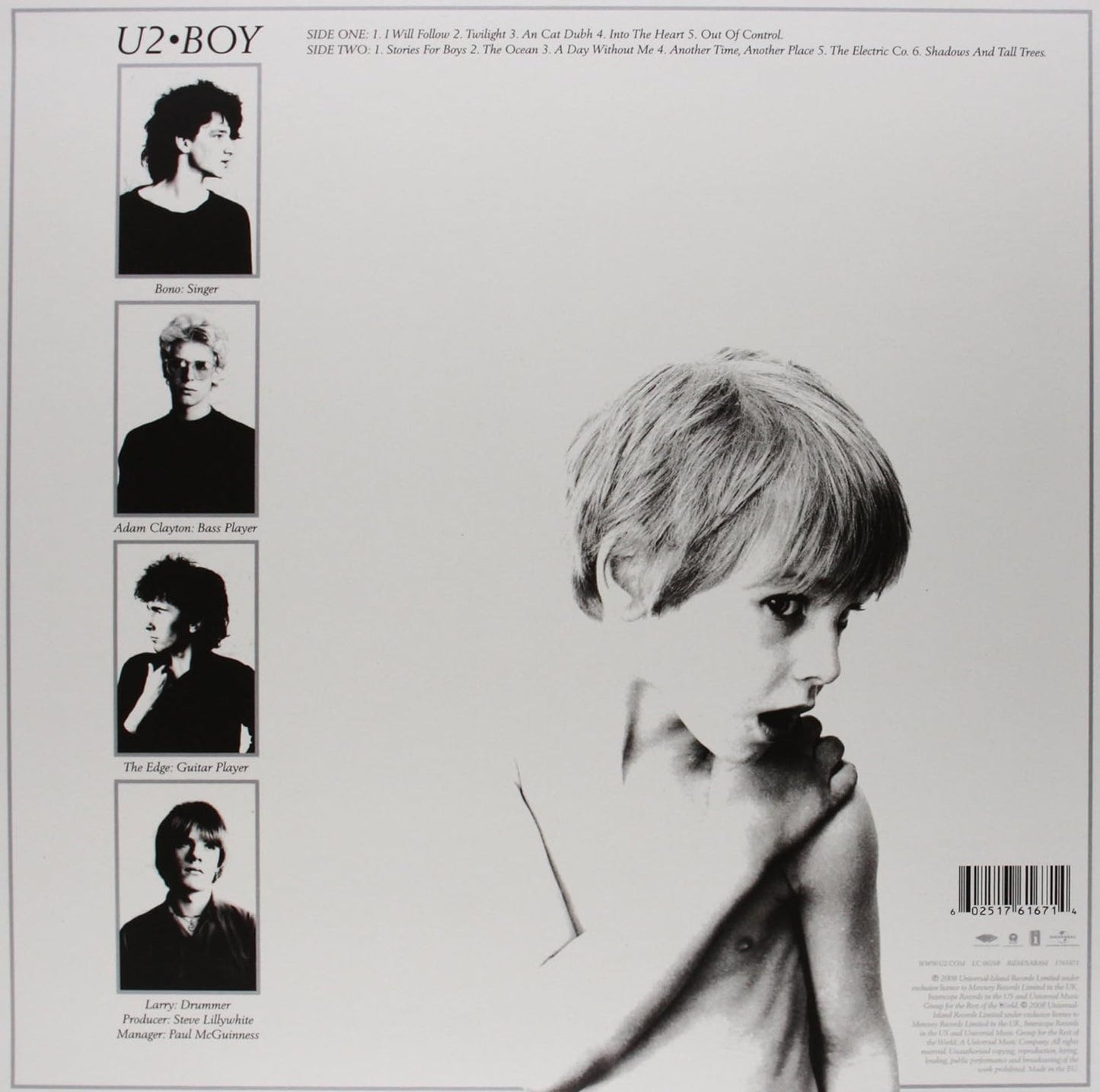 U2 - Boy (Remastered) (LP) - Joco Records