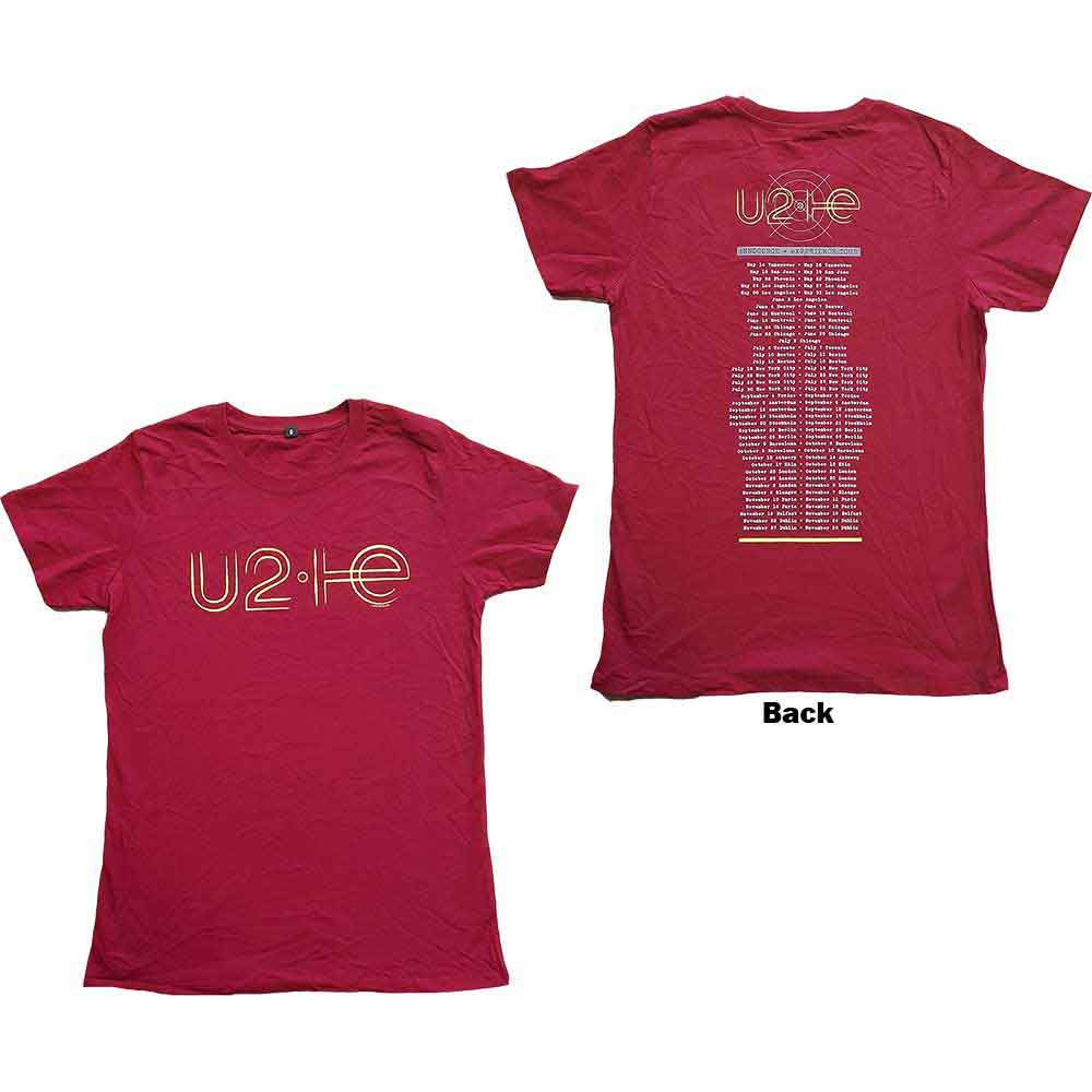 U2 - I+E 2015 Tour Dates (T-Shirt) - Joco Records