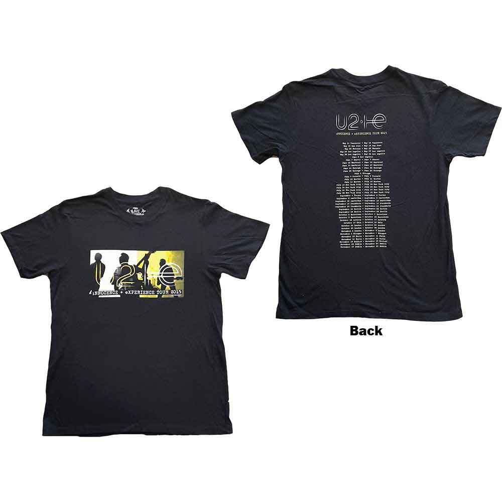 U2 - I+E Tour 2015 Band Silhouettes (T-Shirt) - Joco Records