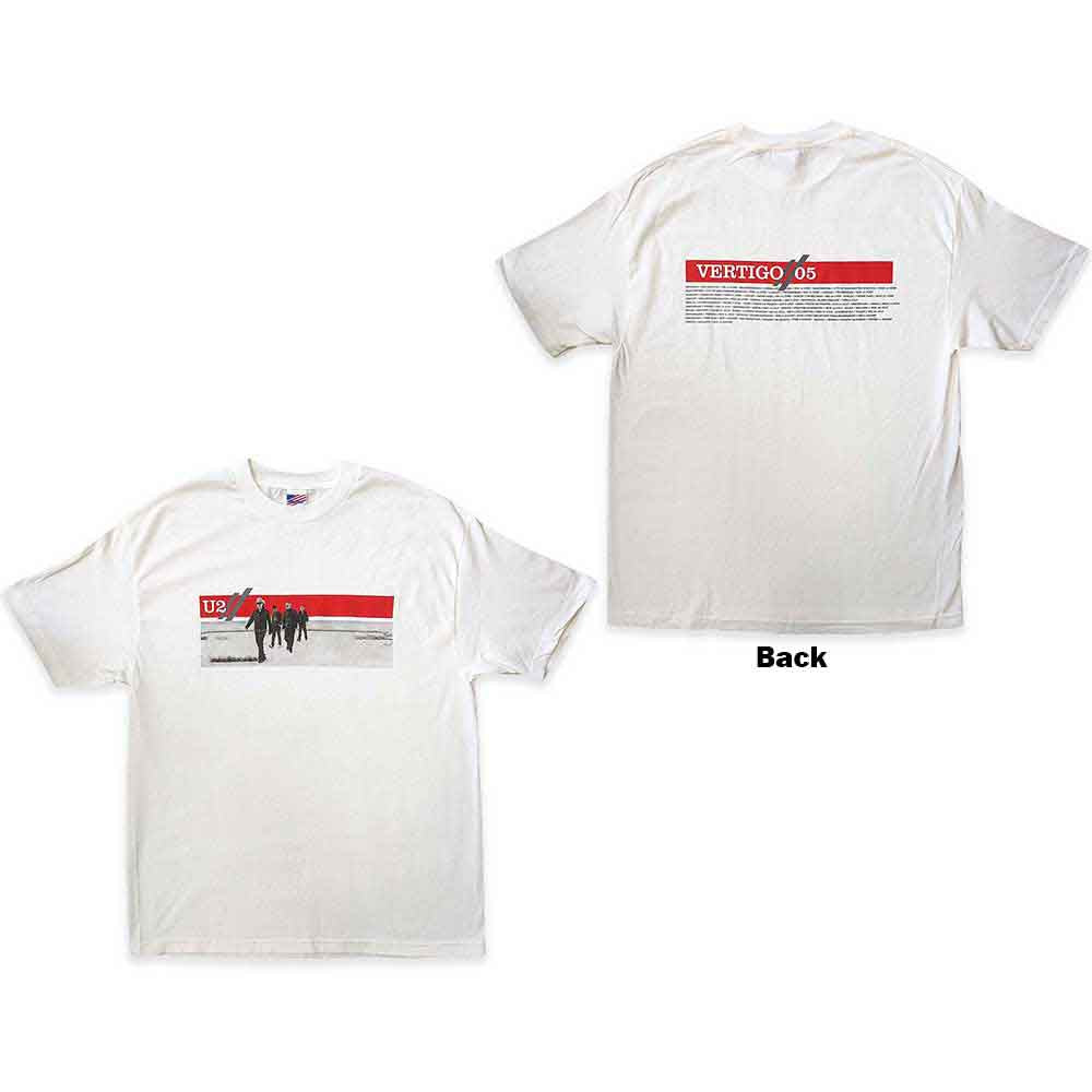 U2 - Vertigo 2005 Band Photo (T-Shirt) - Joco Records