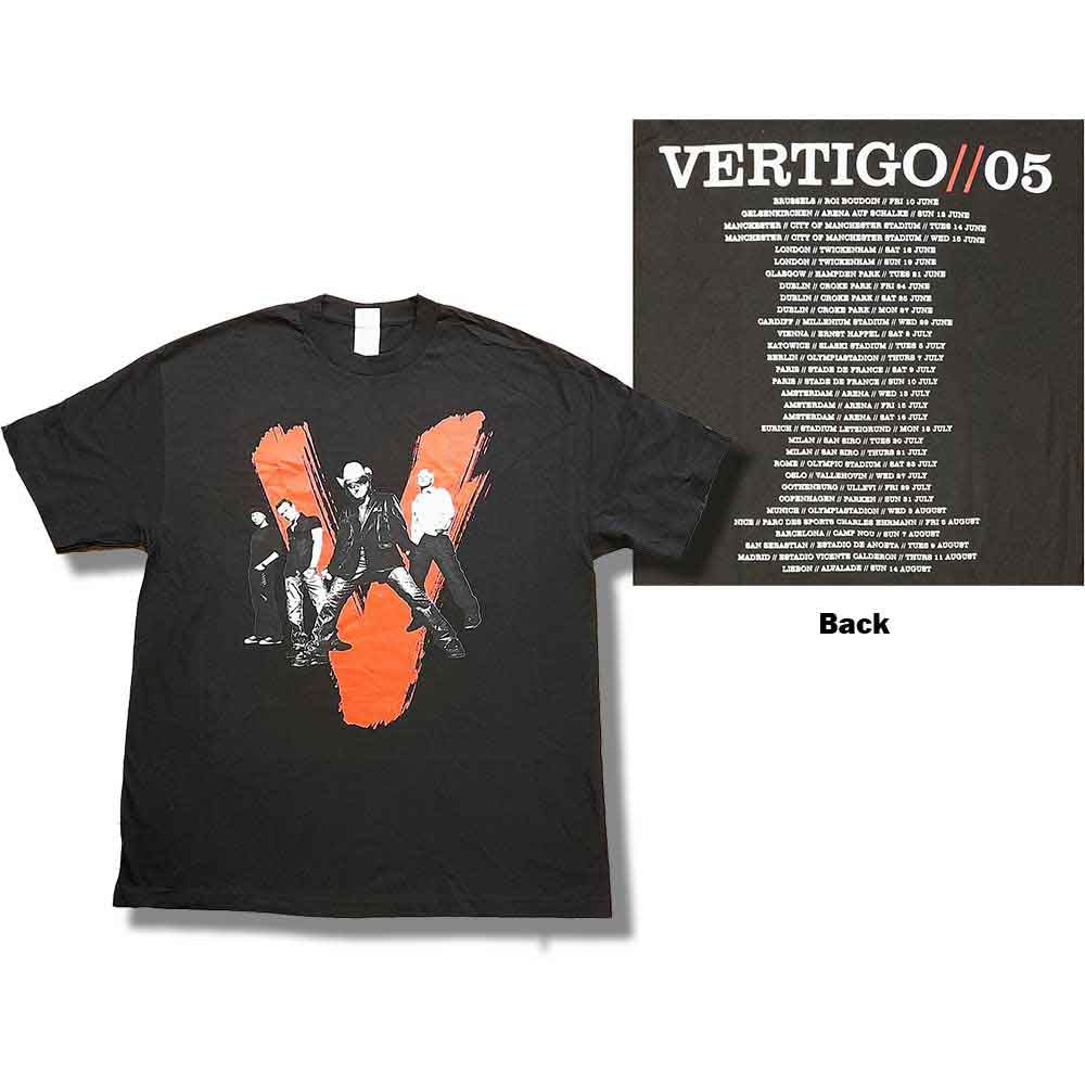 U2 - Vertigo Tour 2005 V Photo (T-Shirt) - Joco Records