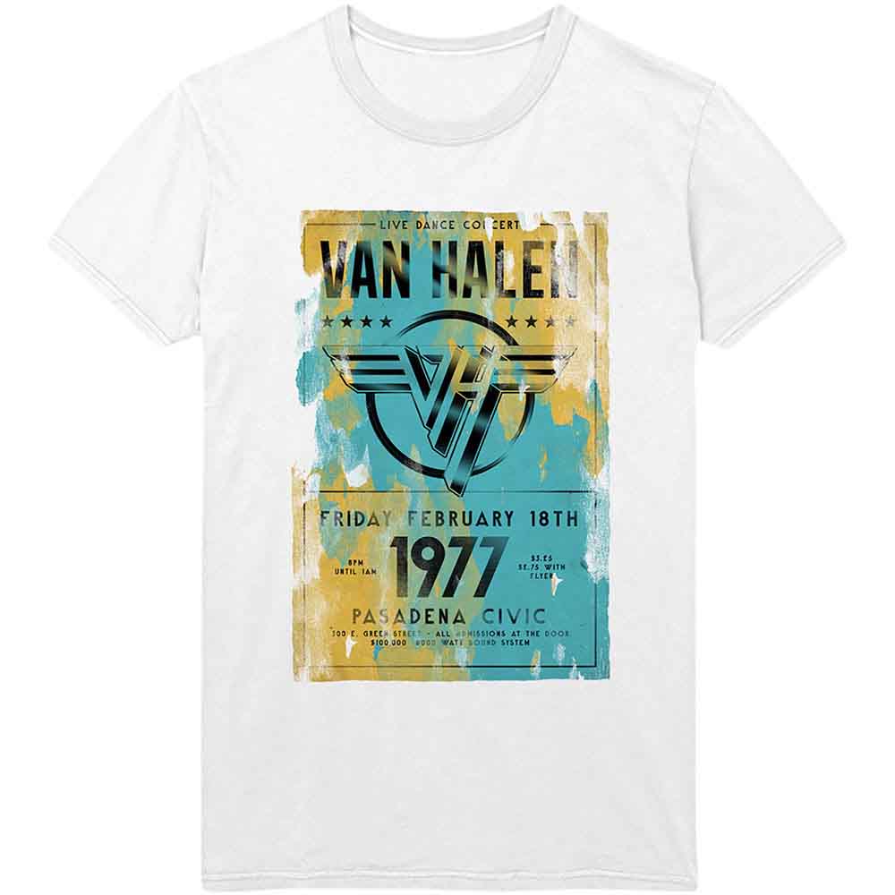 Van Halen - Pasadena '77 (T-Shirt) - Joco Records