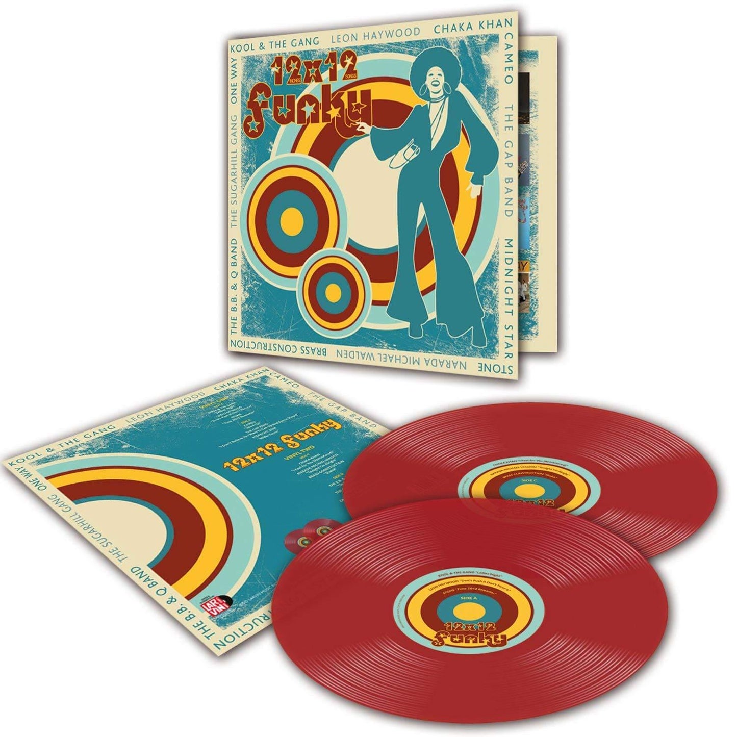 Various Artists - 12x12 Funk - Funk Classics (Limited Edition, Gatefold, 180 Gram, Red Vinyl) (2 LP) - Joco Records