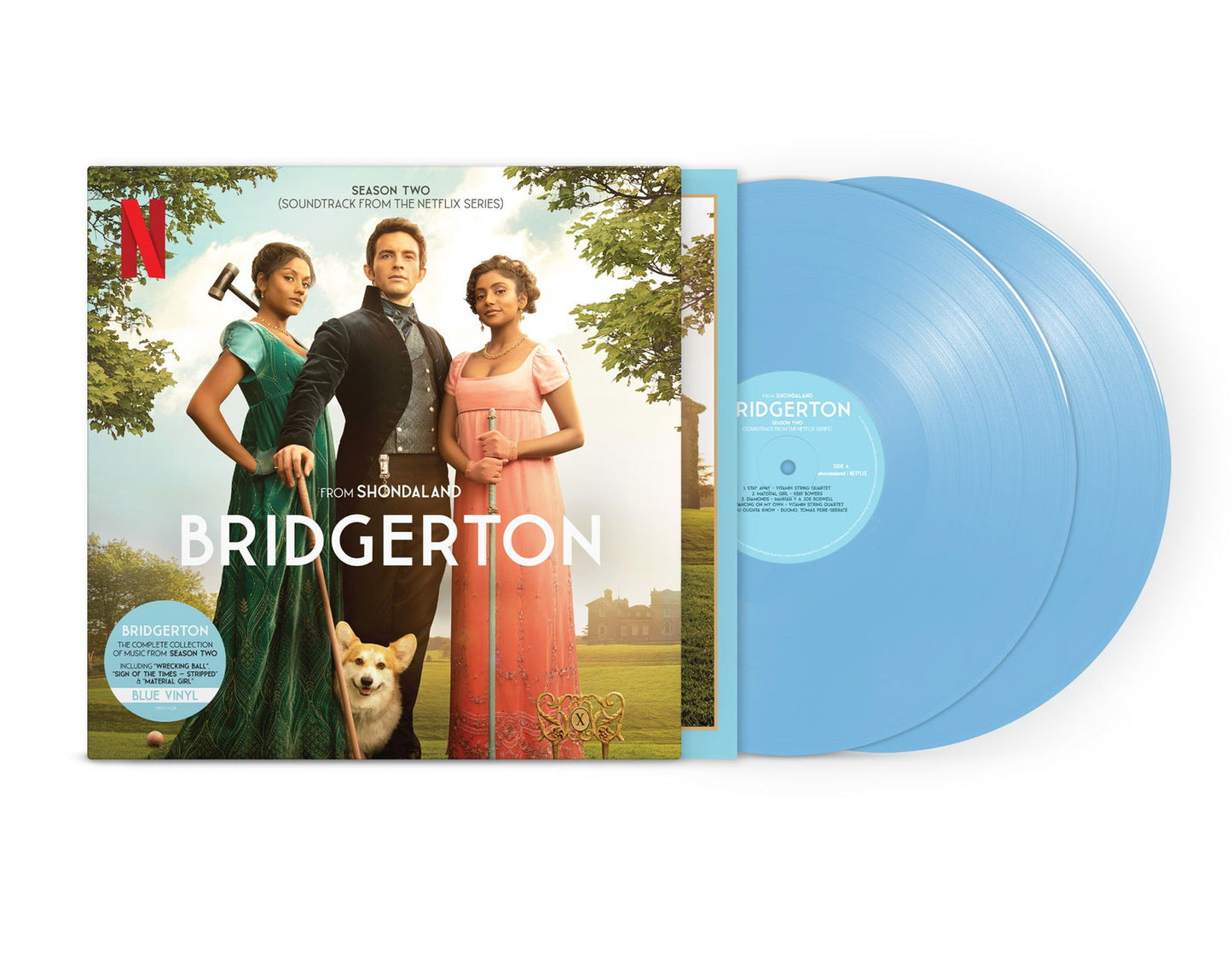 Various Artists - Bridgerton Season Two (Soundtrack From The Netflix Series) (Limited Edition, Blue Vinyl) (2 LP) - Joco Records