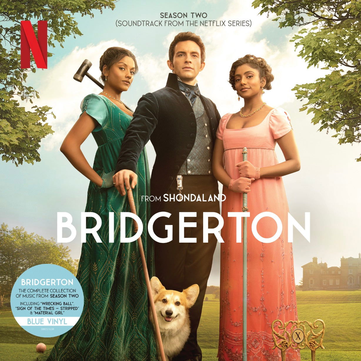 Various Artists - Bridgerton Season Two (Soundtrack From The Netflix Series) (Limited Edition, Blue Vinyl) (2 LP) - Joco Records
