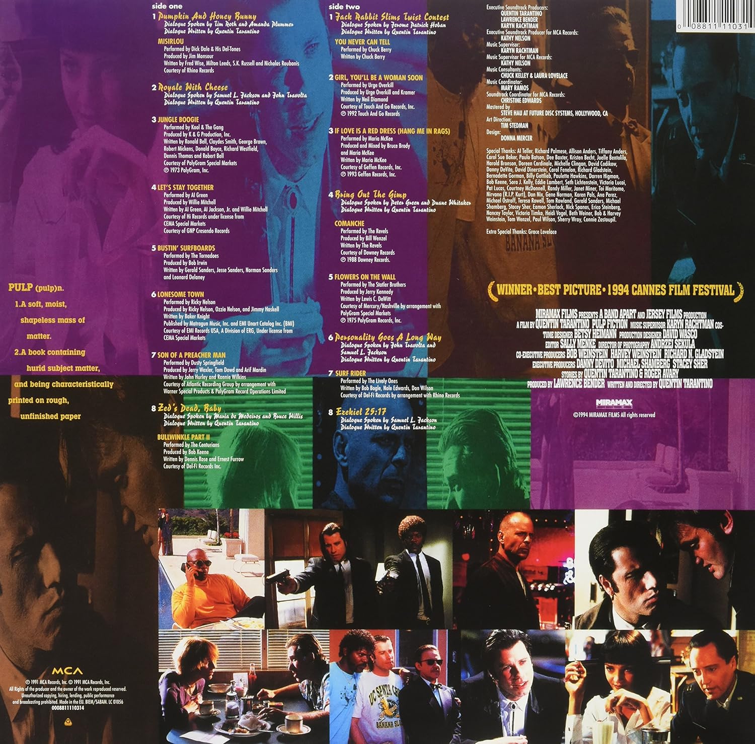 Various Artists - Pulp Fiction (Music From The Motion Picture) (LP) - Joco Records
