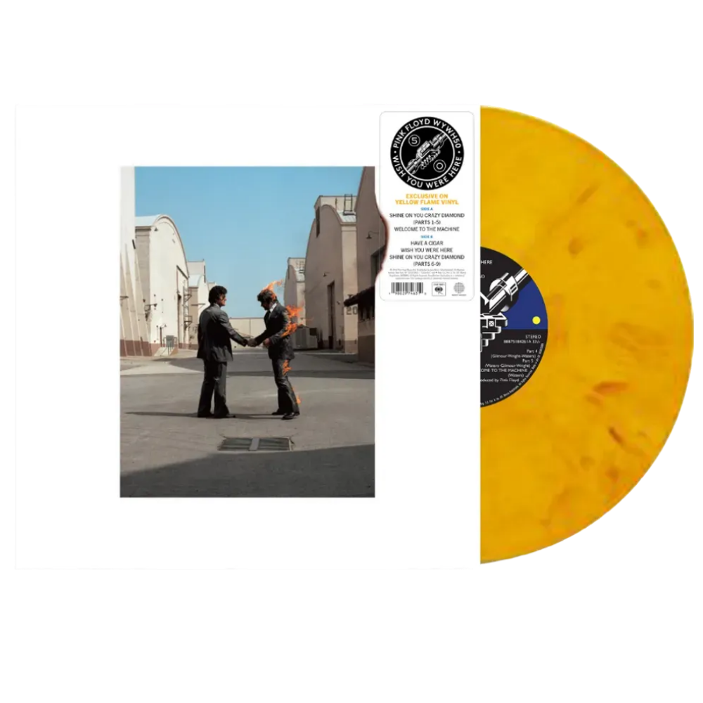Pink Floyd - Wish You Were Here (Limited Edition Import, Yellow Flame Vinyl) (LP)
