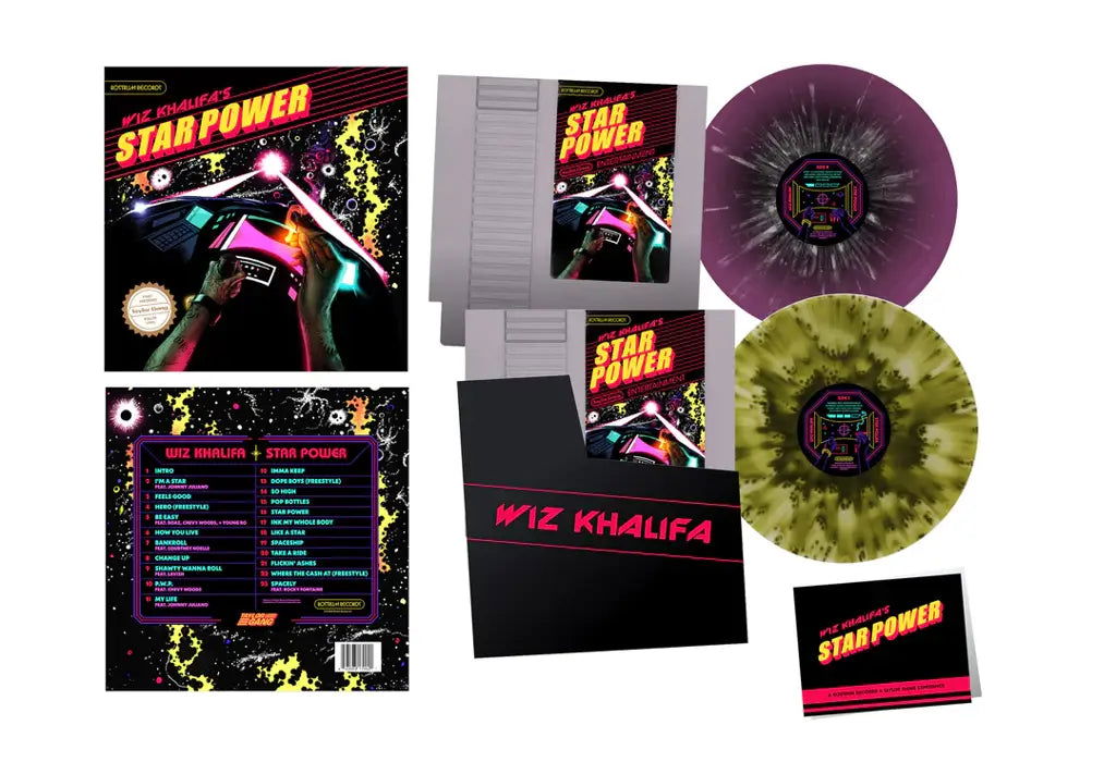 Wiz Khalifa - Star Power (15th Anniversary, Limited Edition, Purple & Green Splatter Vinyl) (2 LP) - Joco Records