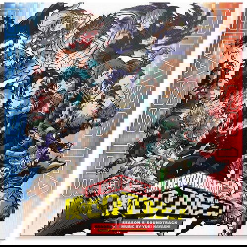 Yuki Hayashi - My Hero Academia: Season 5 (Original Series Soundtrack) (Color Vinyl, Blue, Red, 150 Gram Vinyl) (2 LP) - Joco Records