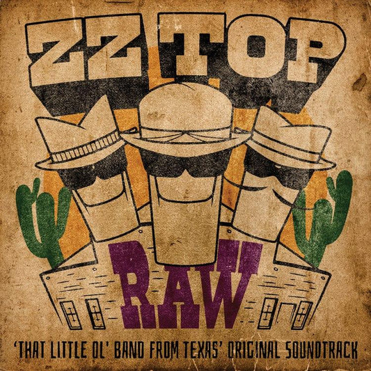 ZZ Top - RAW (‘That Little Ol' Band From Texas’ Original Soundtrack) (Indie Exclusive, Tangerine Vinyl) - Joco Records