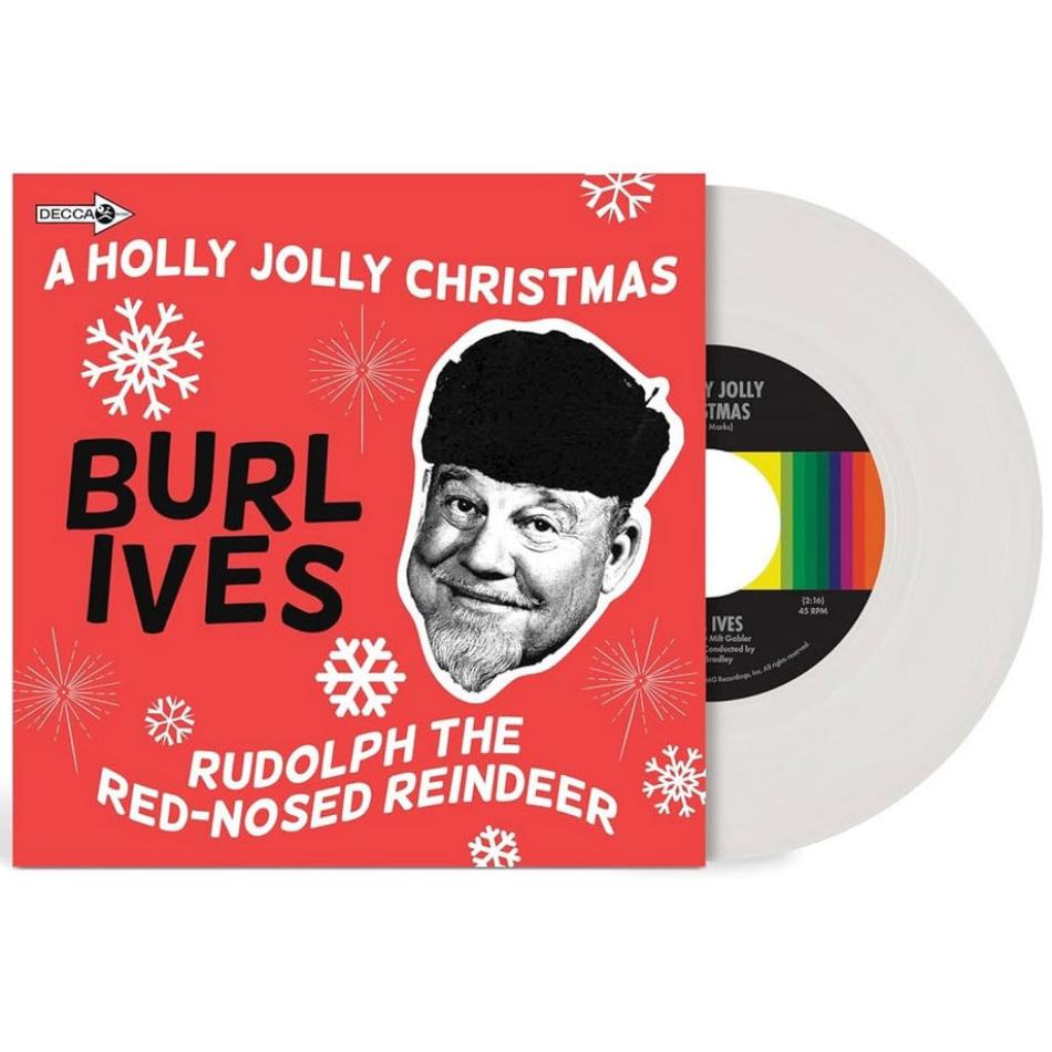 Burl Ives - A Holly Jolly Christmas (Limited Edition, Snow White Vinyl) (7" Vinyl Single)