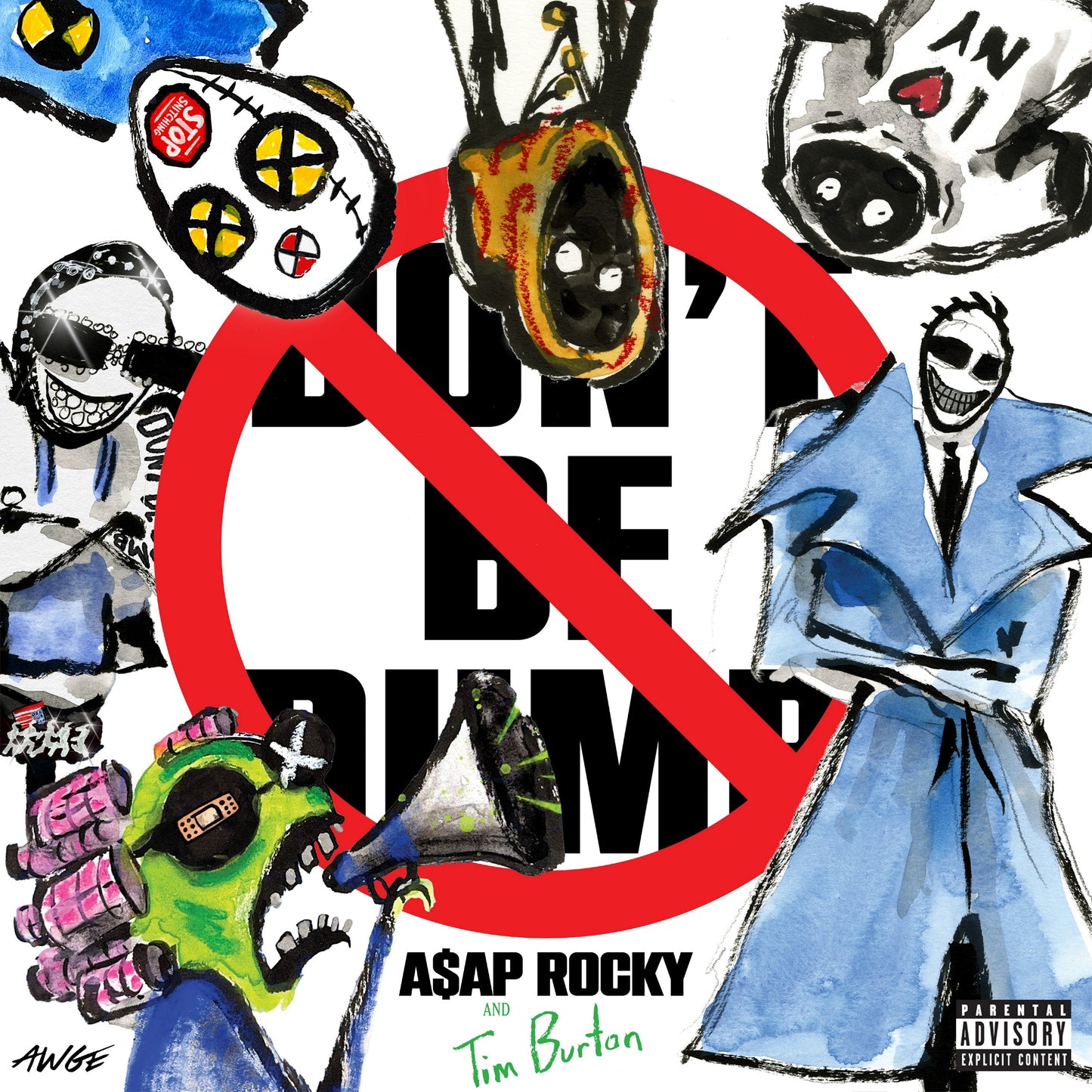 A$ap Rocky - Don't Be Dumb (1 Black & 1 White Vinyl) (2 LP)