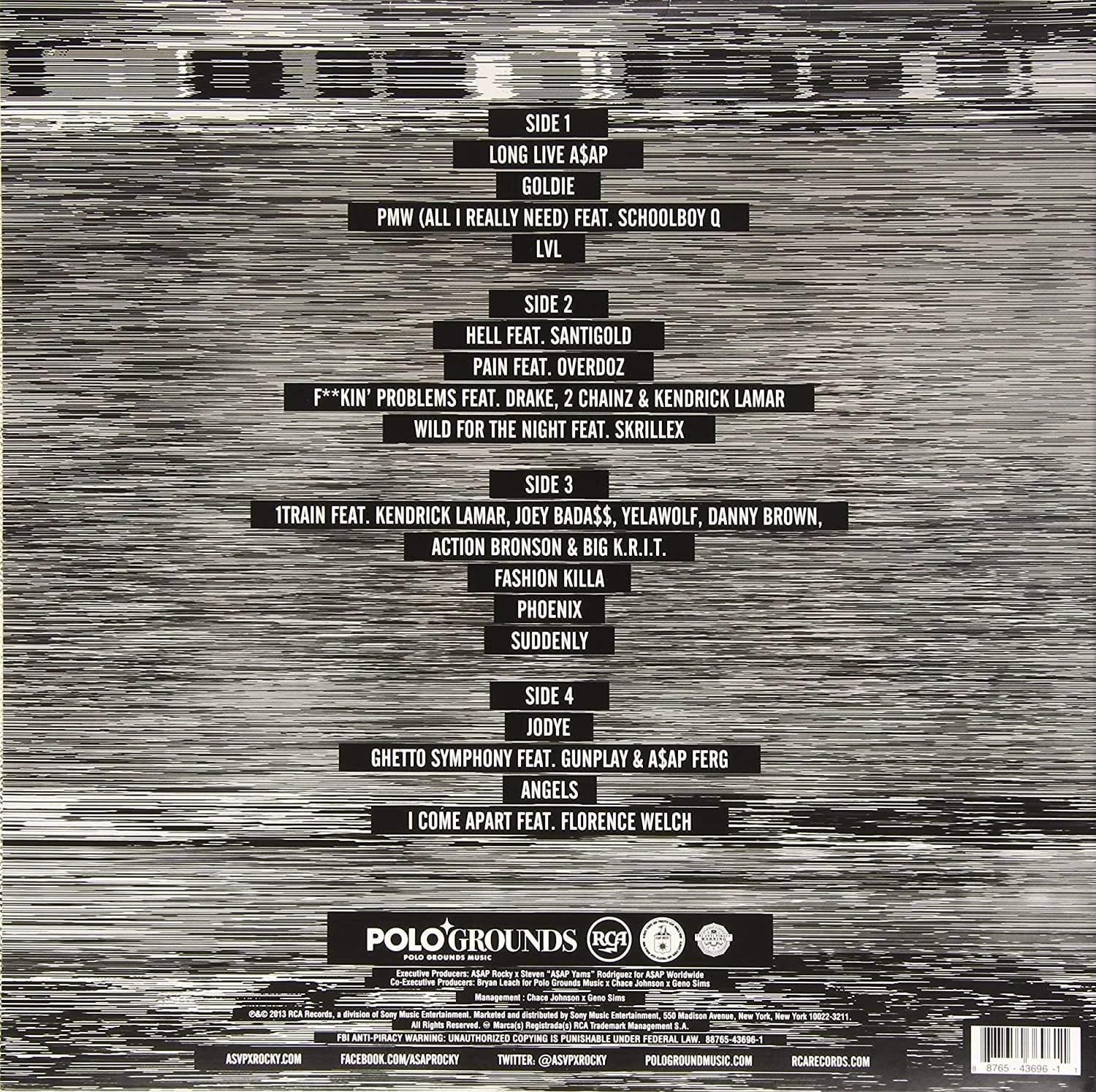 A$ap Rocky - Long.Live.A$ap (Limited Deluxe Edition, Gatefold, Orange Translucent Vinyl) (2 LP) - Joco Records